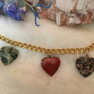 NEW~Milti Color Agate Gemstone Bracelet 10Kt GF